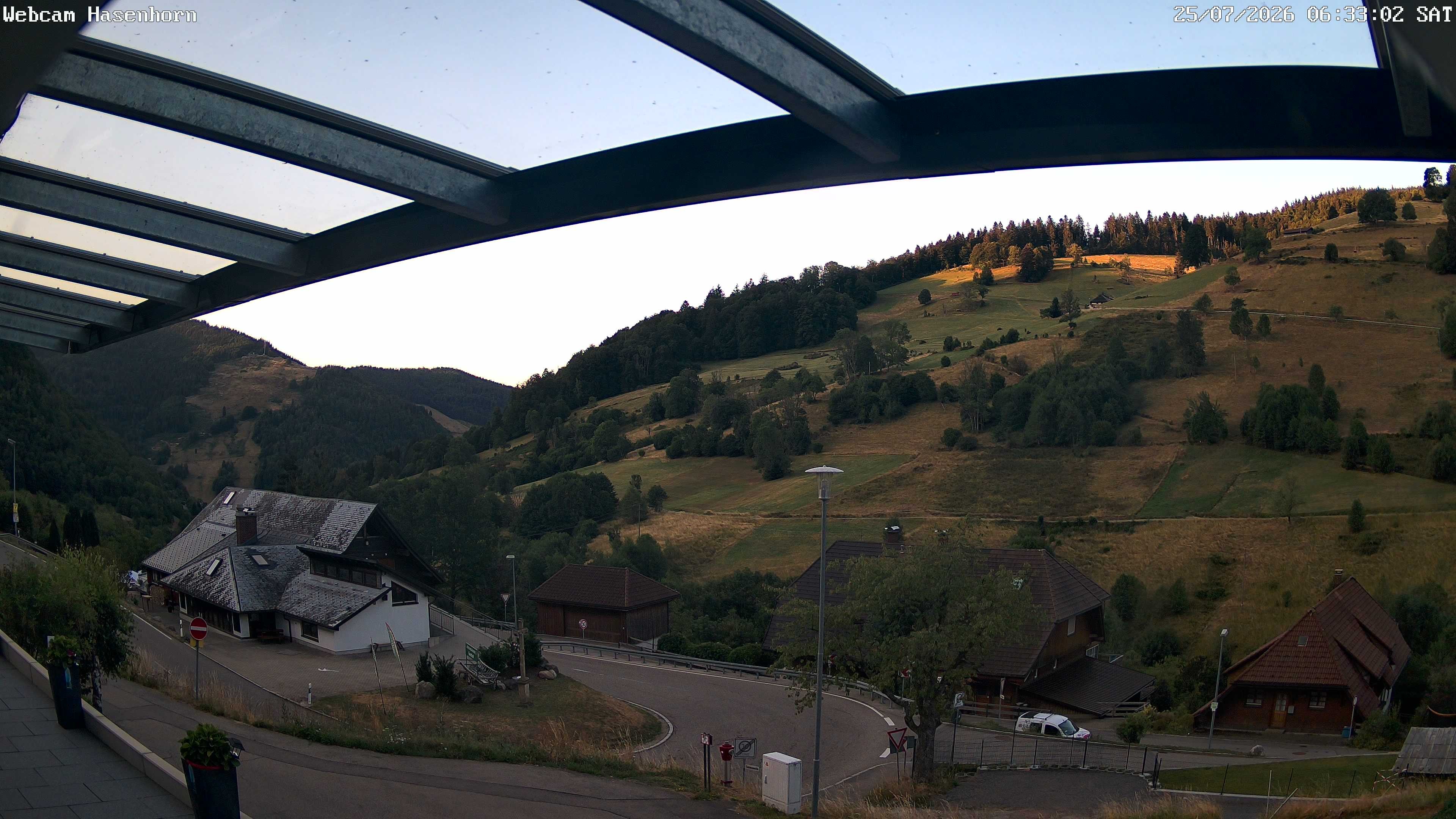 Archived image Webcam Hasenhorn mountain (Black Forest)