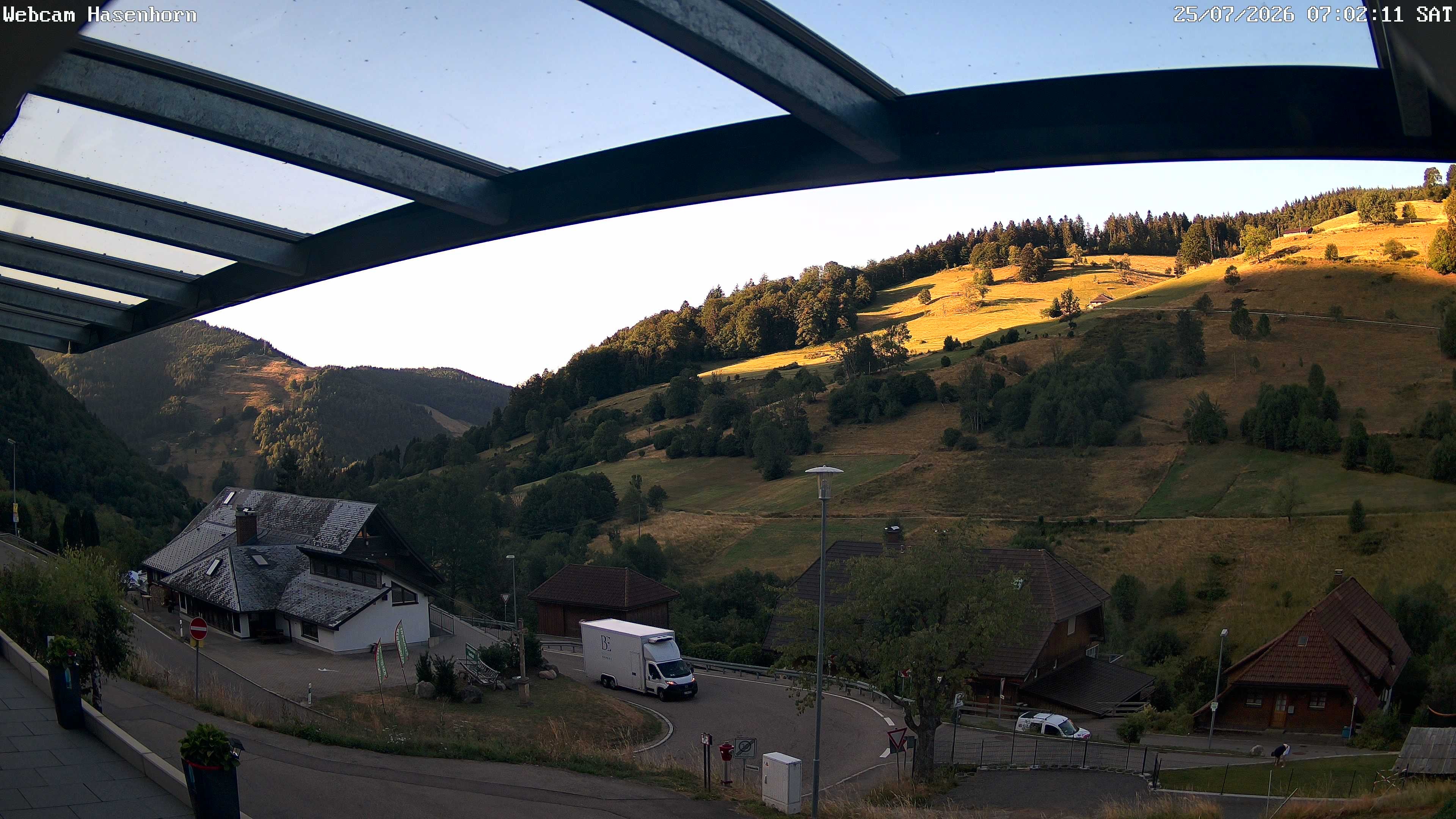 Archived image Webcam Hasenhorn mountain (Black Forest)