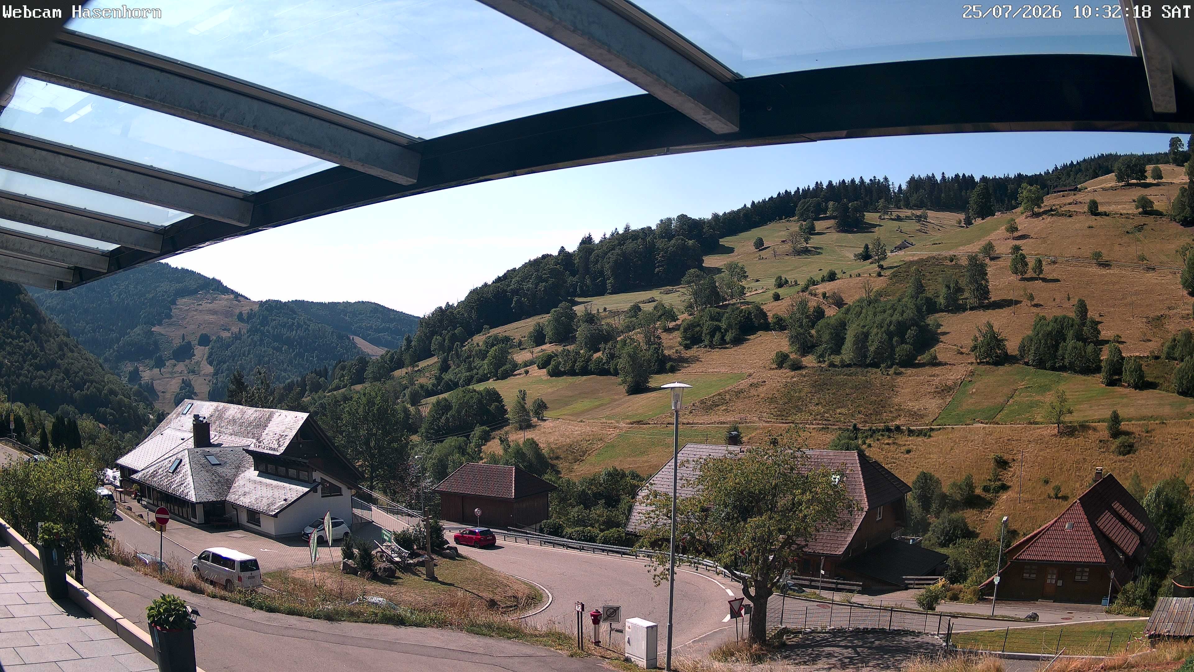 Archived image Webcam Hasenhorn mountain (Black Forest)