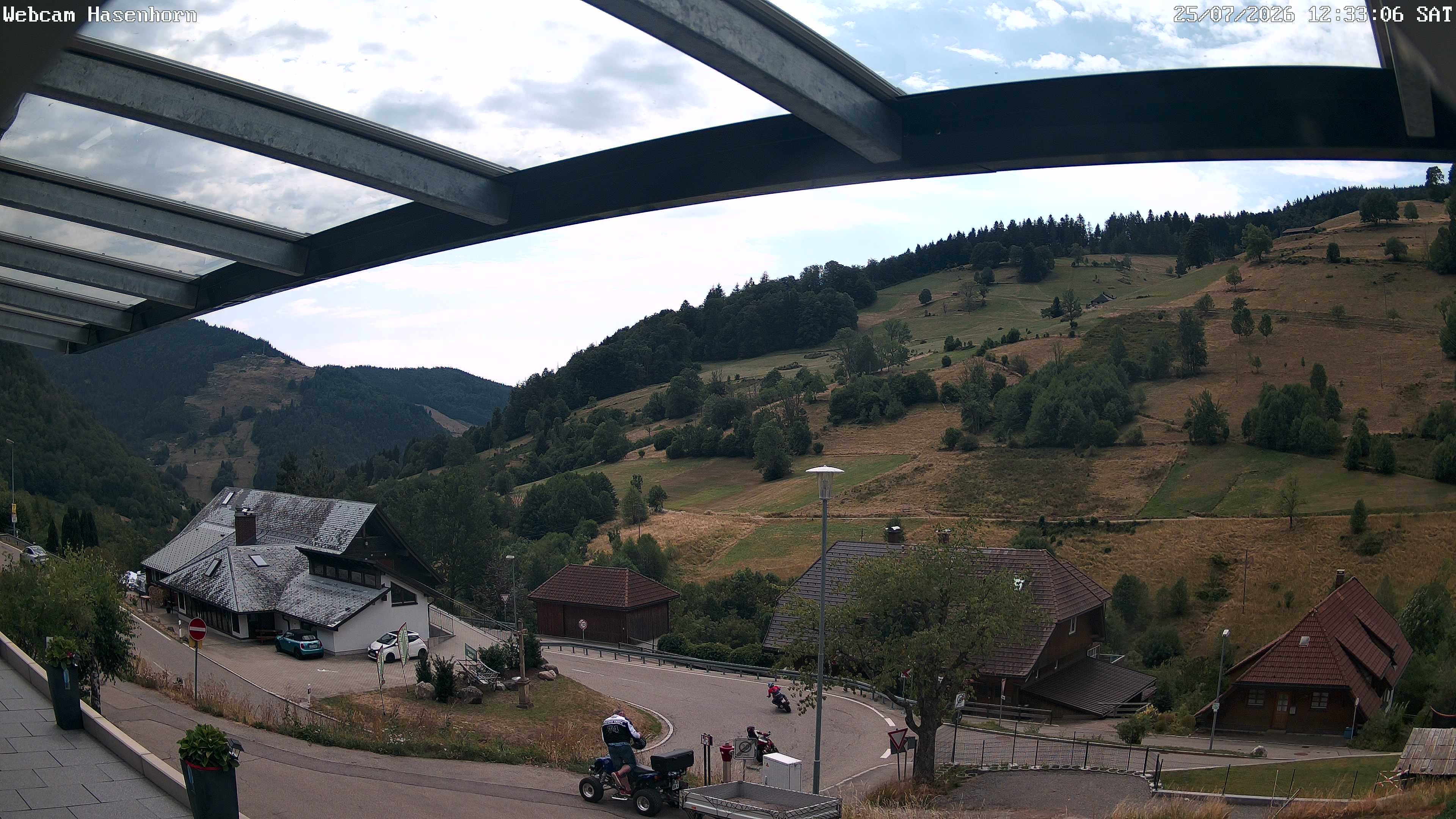 Archived image Webcam Hasenhorn mountain (Black Forest)