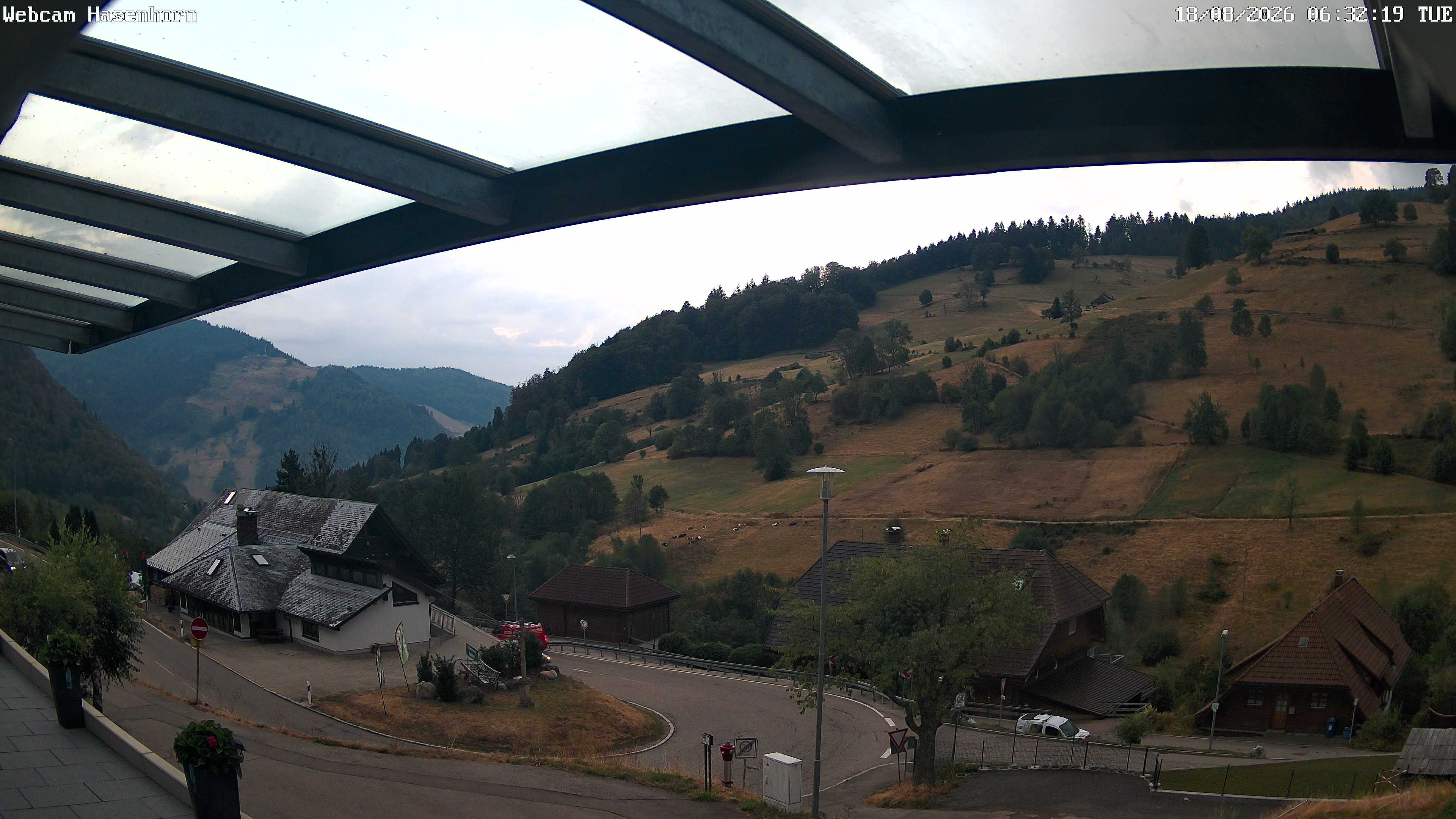 Archived image Webcam Hasenhorn mountain (Black Forest)
