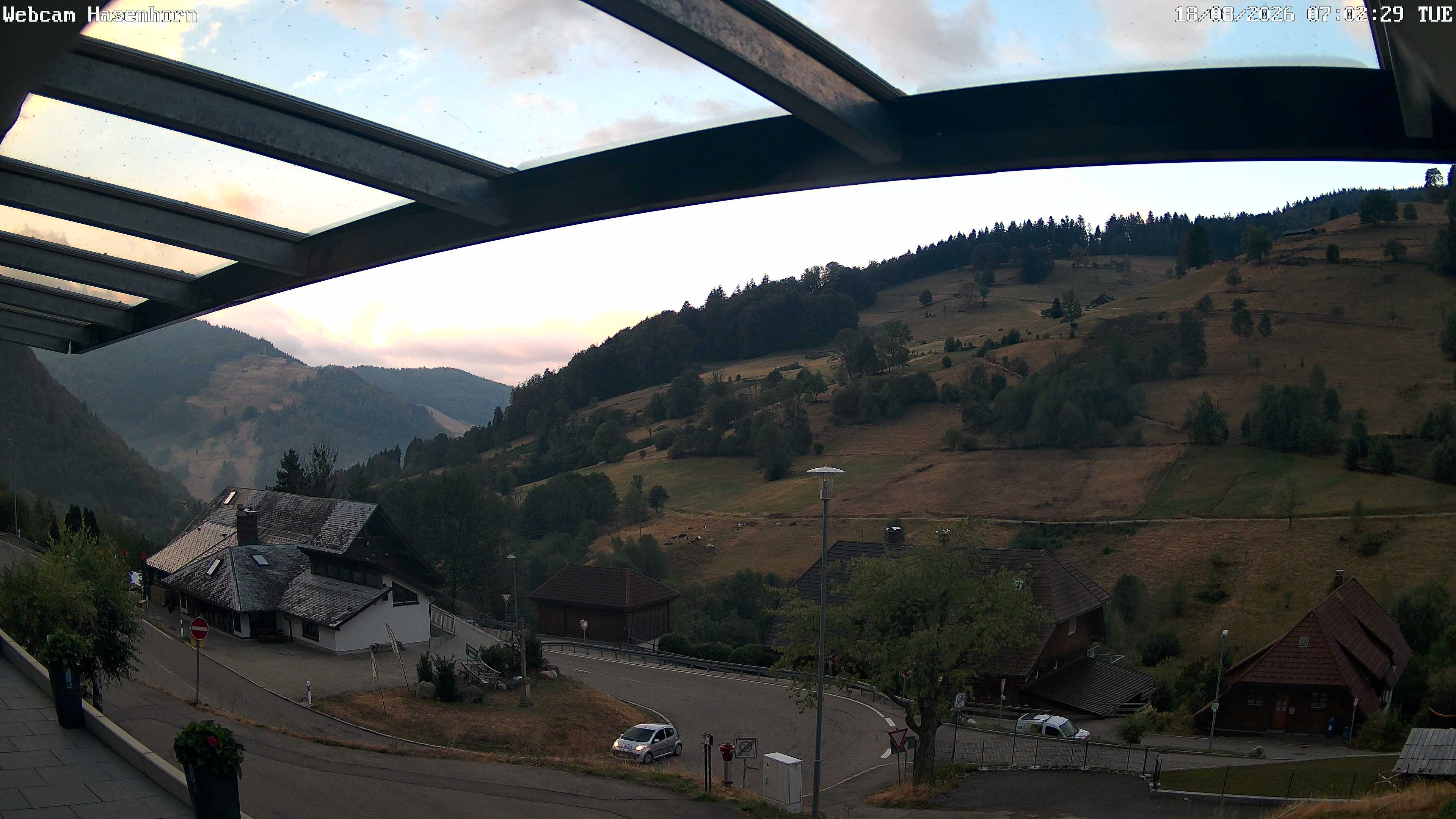 Archived image Webcam Hasenhorn mountain (Black Forest)