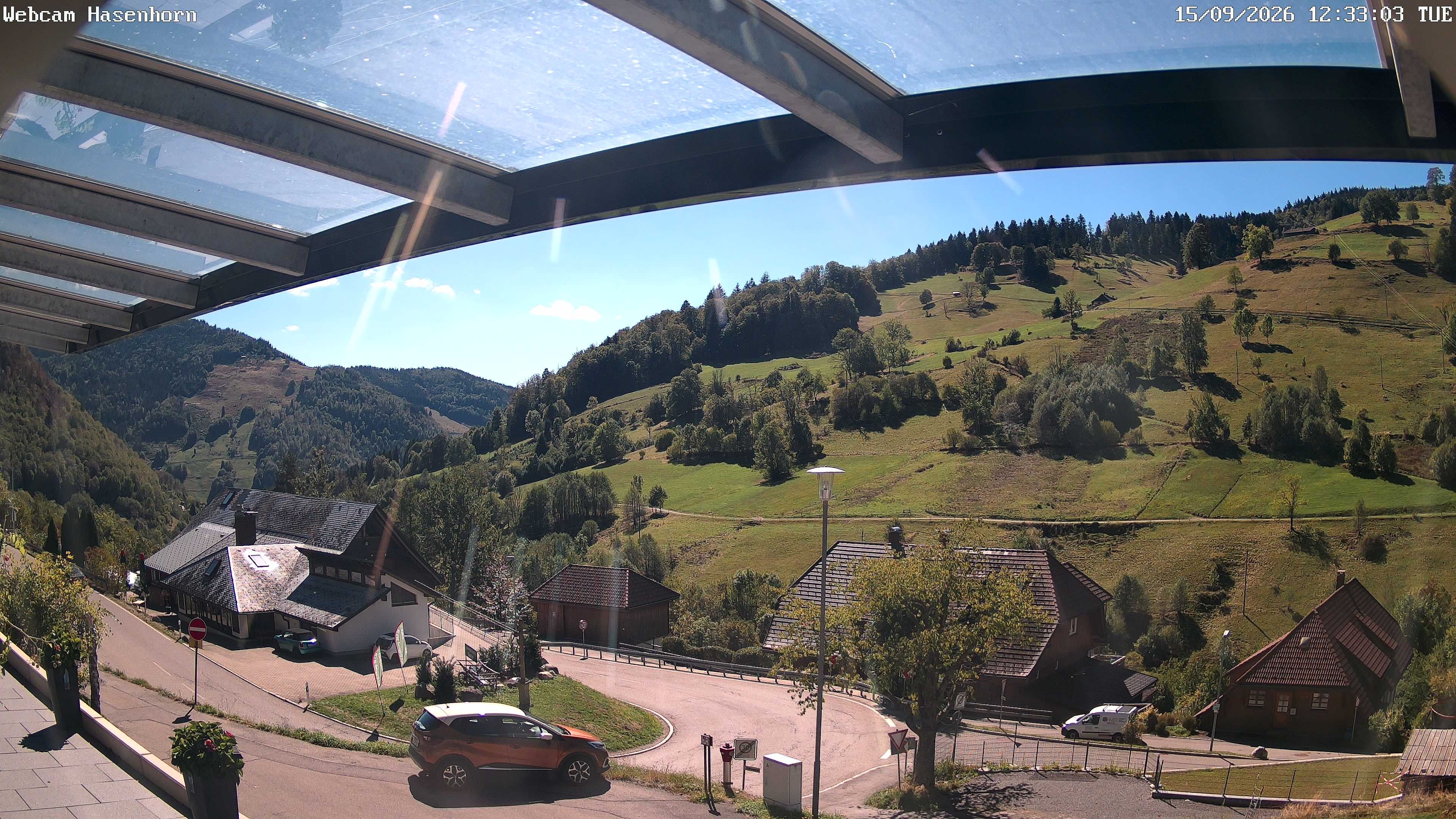Archived image Webcam Hasenhorn mountain (Black Forest)
