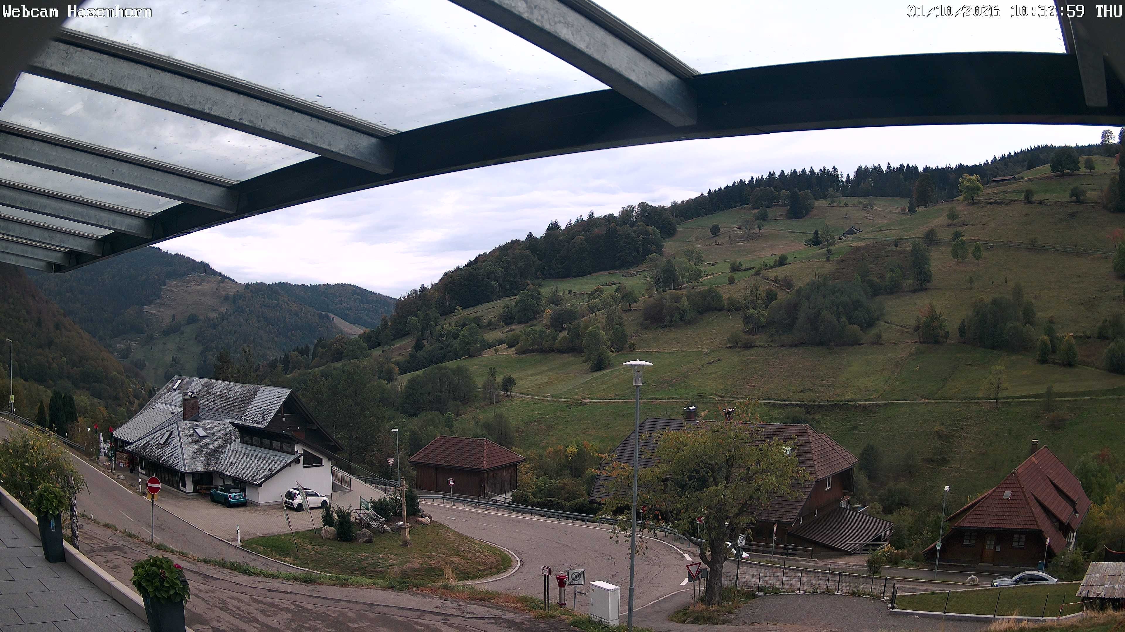 Archived image Webcam Hasenhorn mountain (Black Forest)
