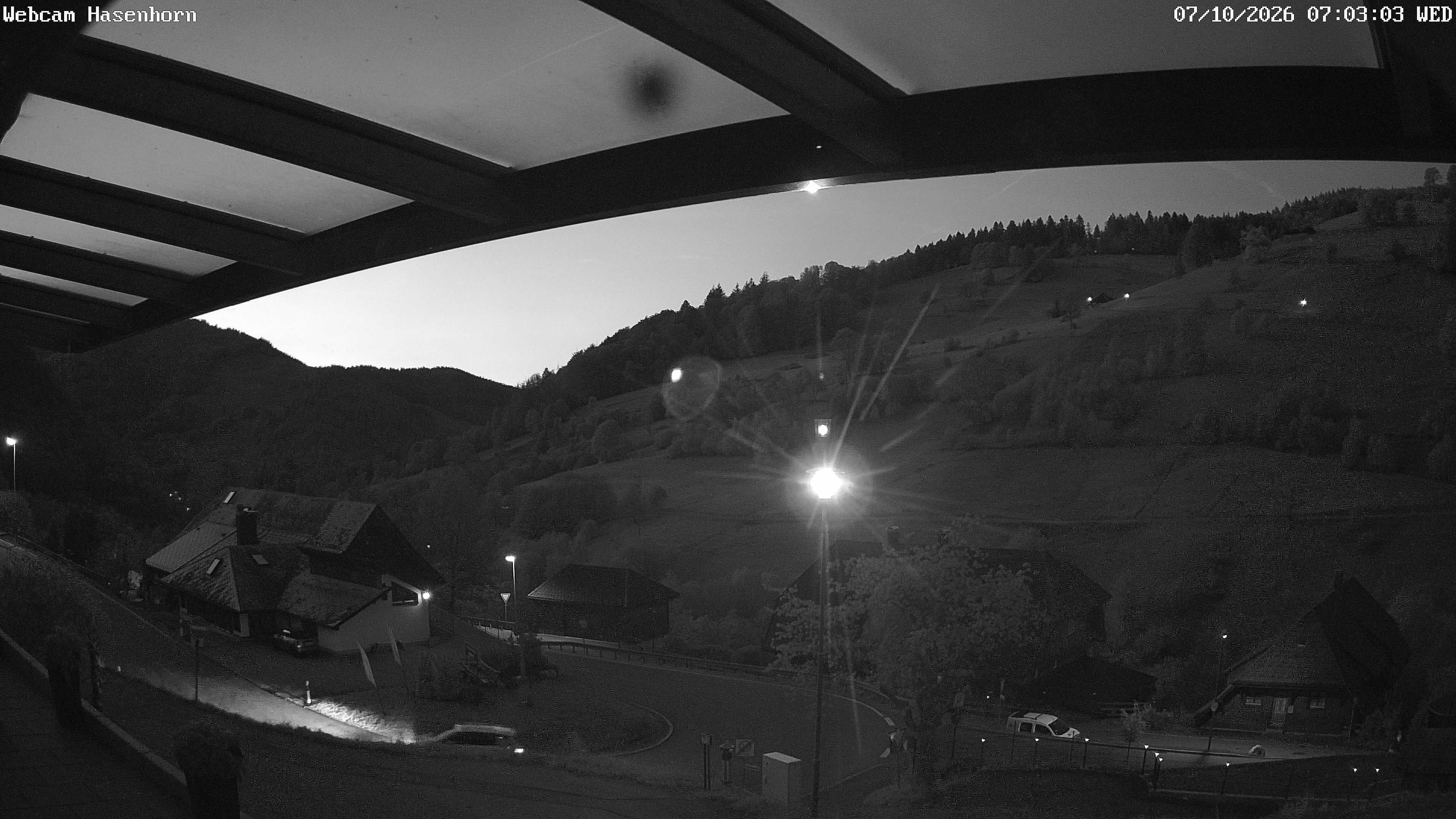 Archived image Webcam Hasenhorn mountain (Black Forest)