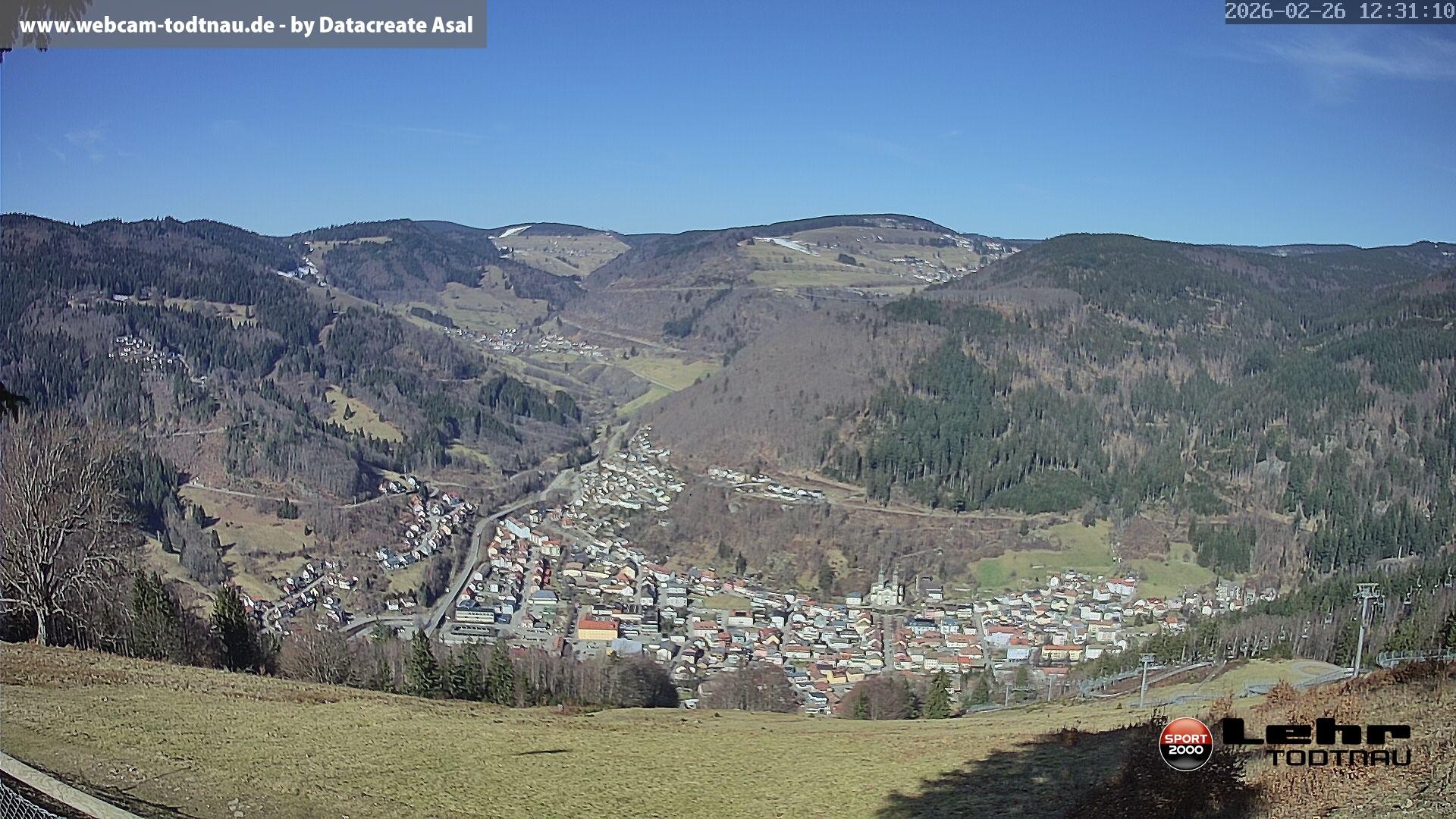 Archived image Webcam Todtnau, Black Forest