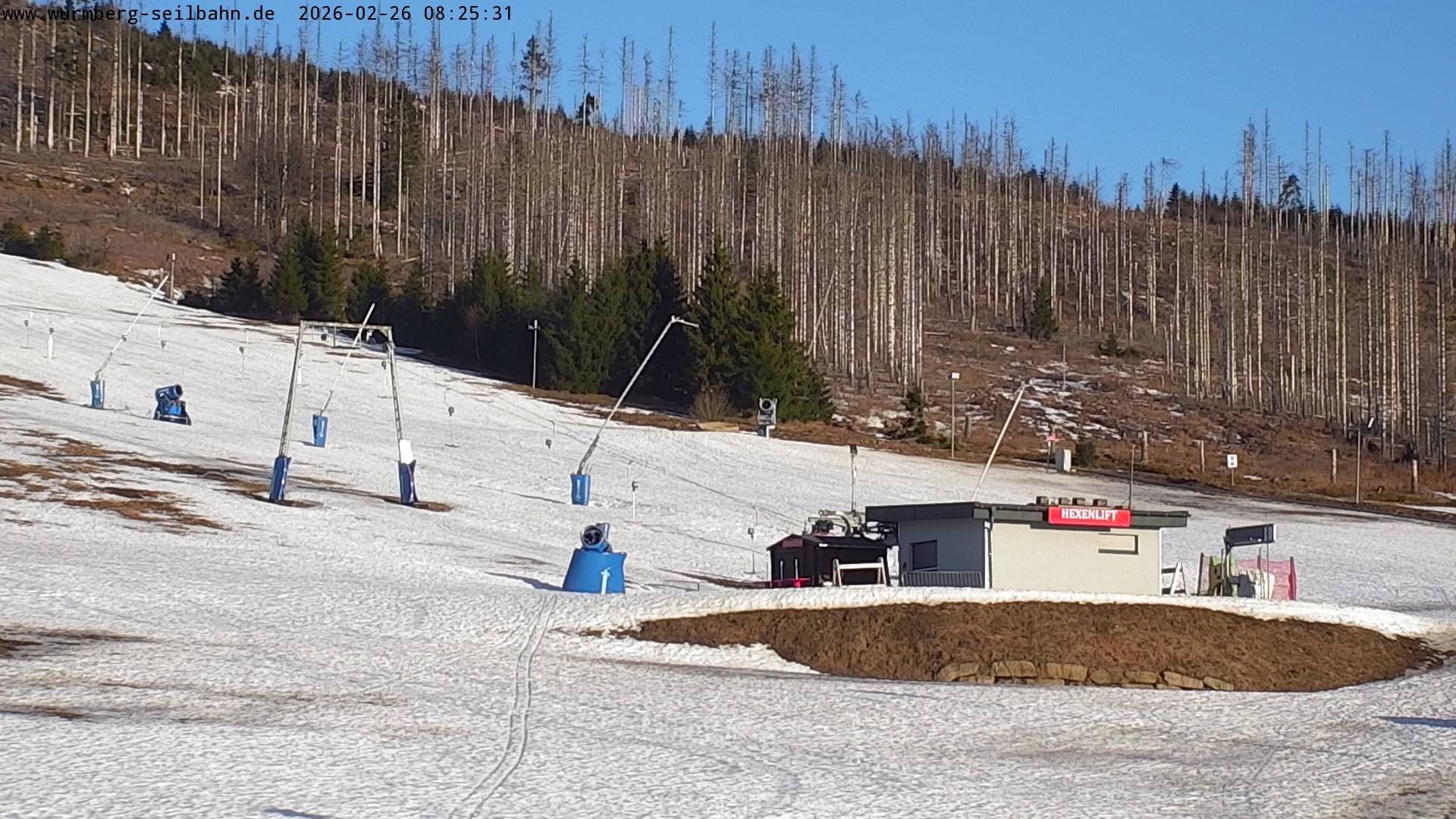 Archived image Webcam Hexenritt mountain restaurant