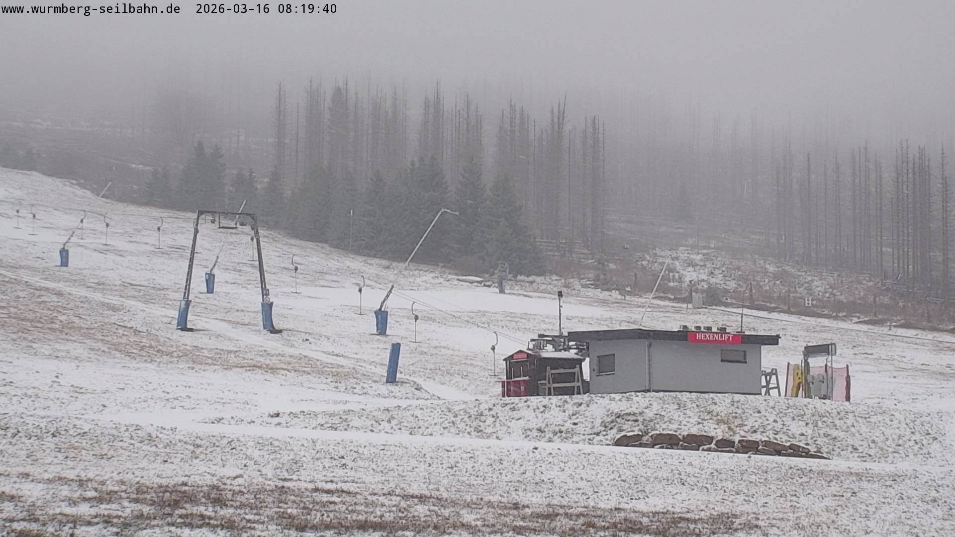 Archived image Webcam Hexenritt mountain restaurant