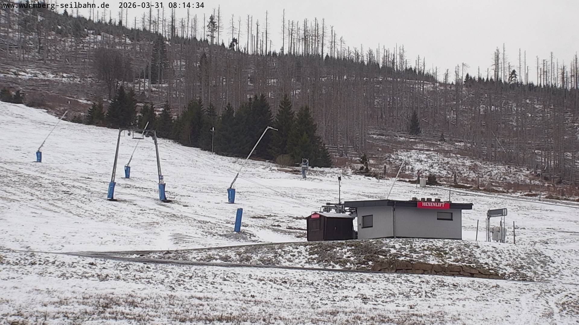 Archiv Foto Webcam Hexenritt-Alm am Wurmberg