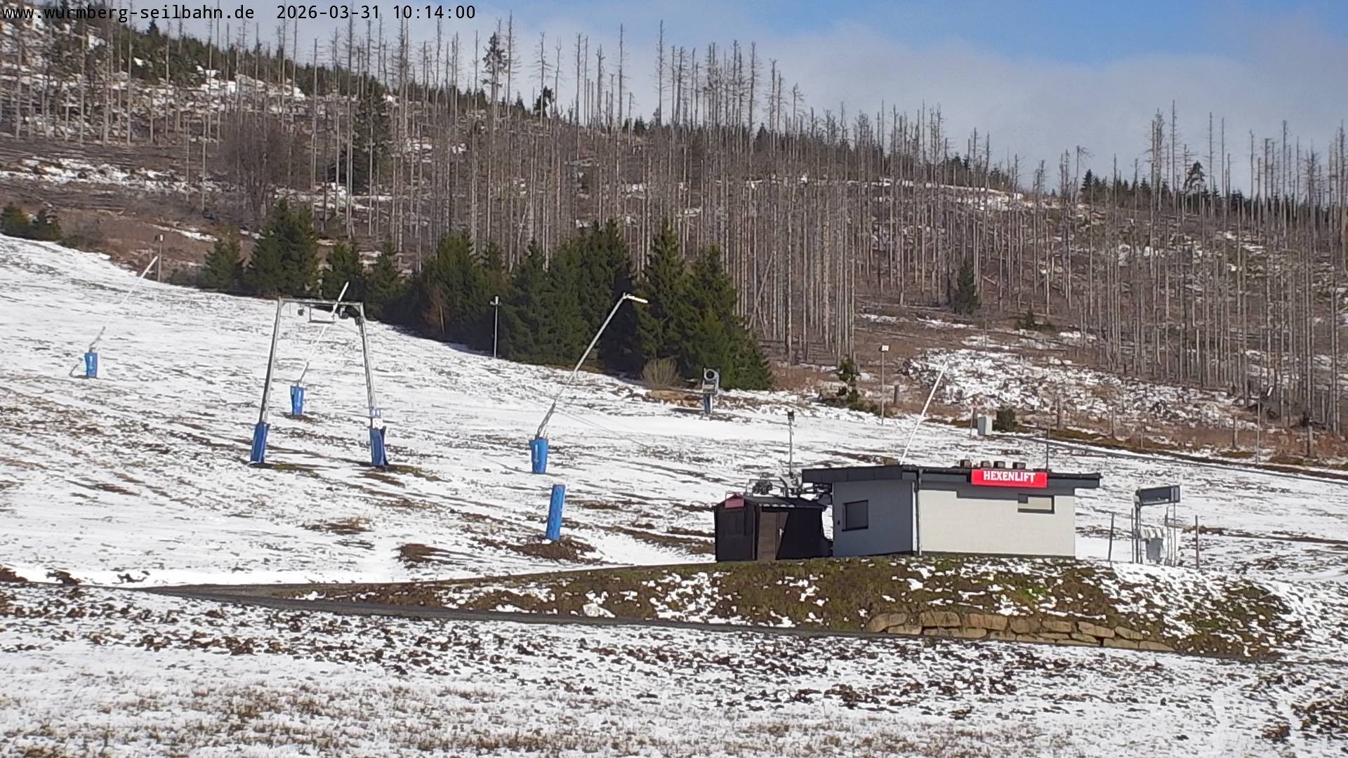 Archiv Foto Webcam Hexenritt-Alm am Wurmberg