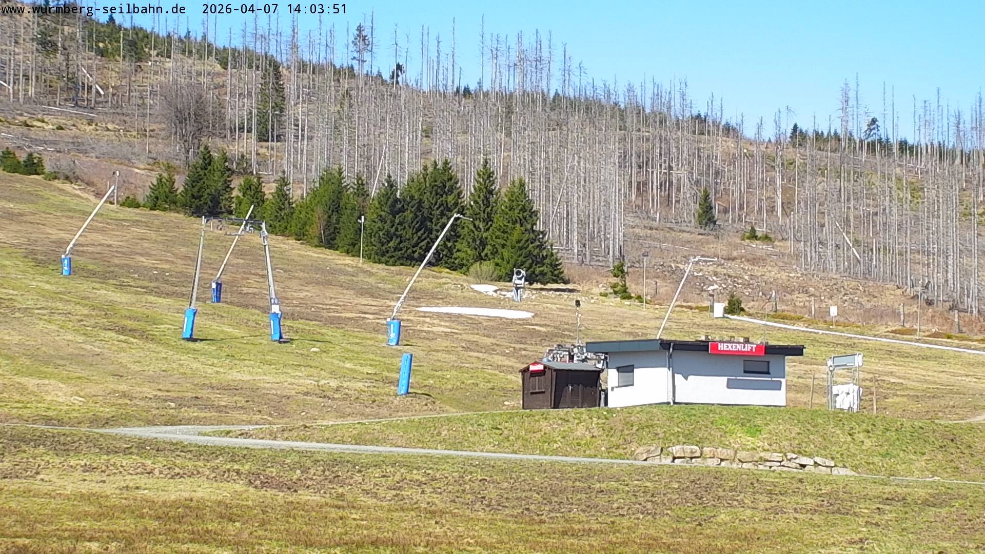 Archiv Foto Webcam Hexenritt-Alm am Wurmberg