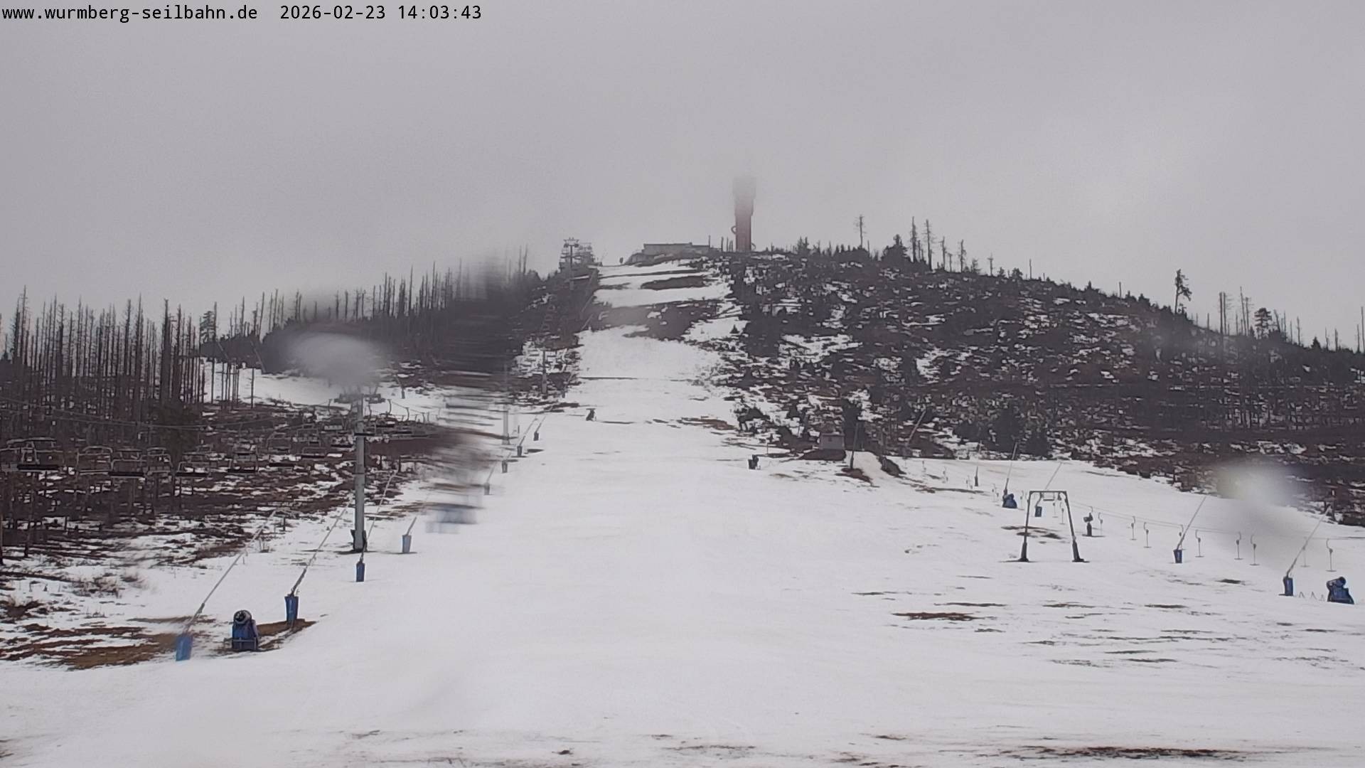 Archived image Webcam Valley station Hexenexpress