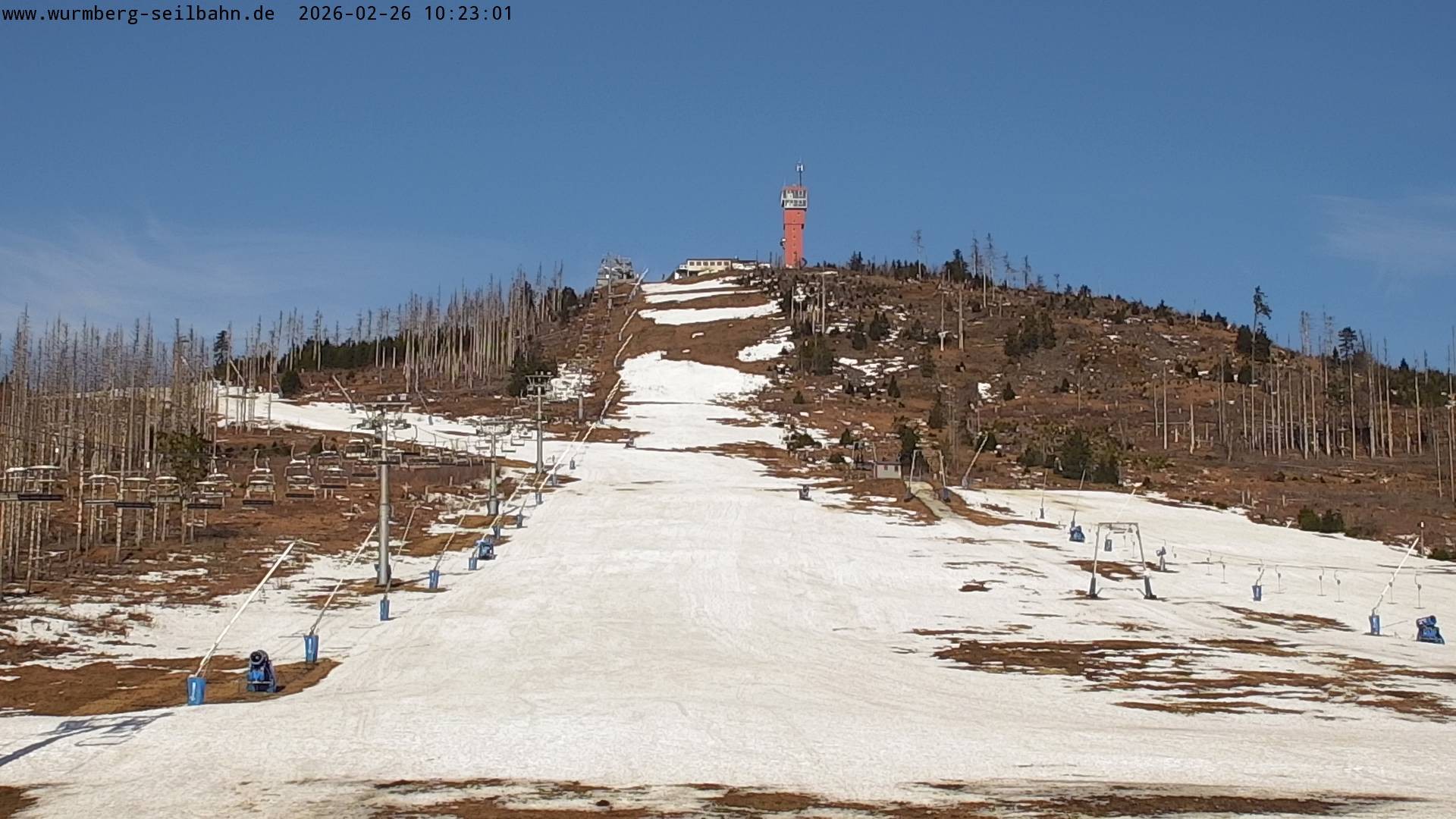 Archived image Webcam Valley station Hexenexpress