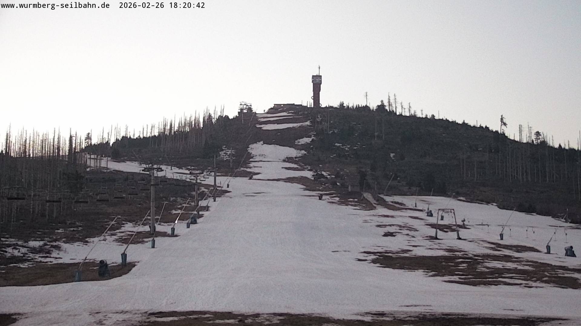 Archived image Webcam Valley station Hexenexpress