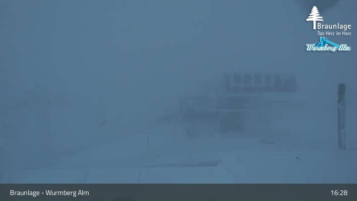 Archived image Webcam Braunlage - Mountain station of Hexenexpress