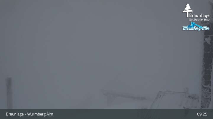 Archived image Webcam Braunlage - Mountain station of Hexenexpress