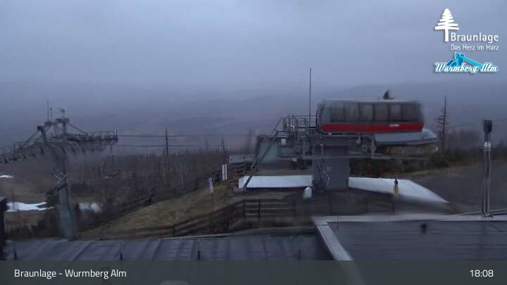 Archiv Foto Webcam Braunlage - Bergstation des Hexenexpress