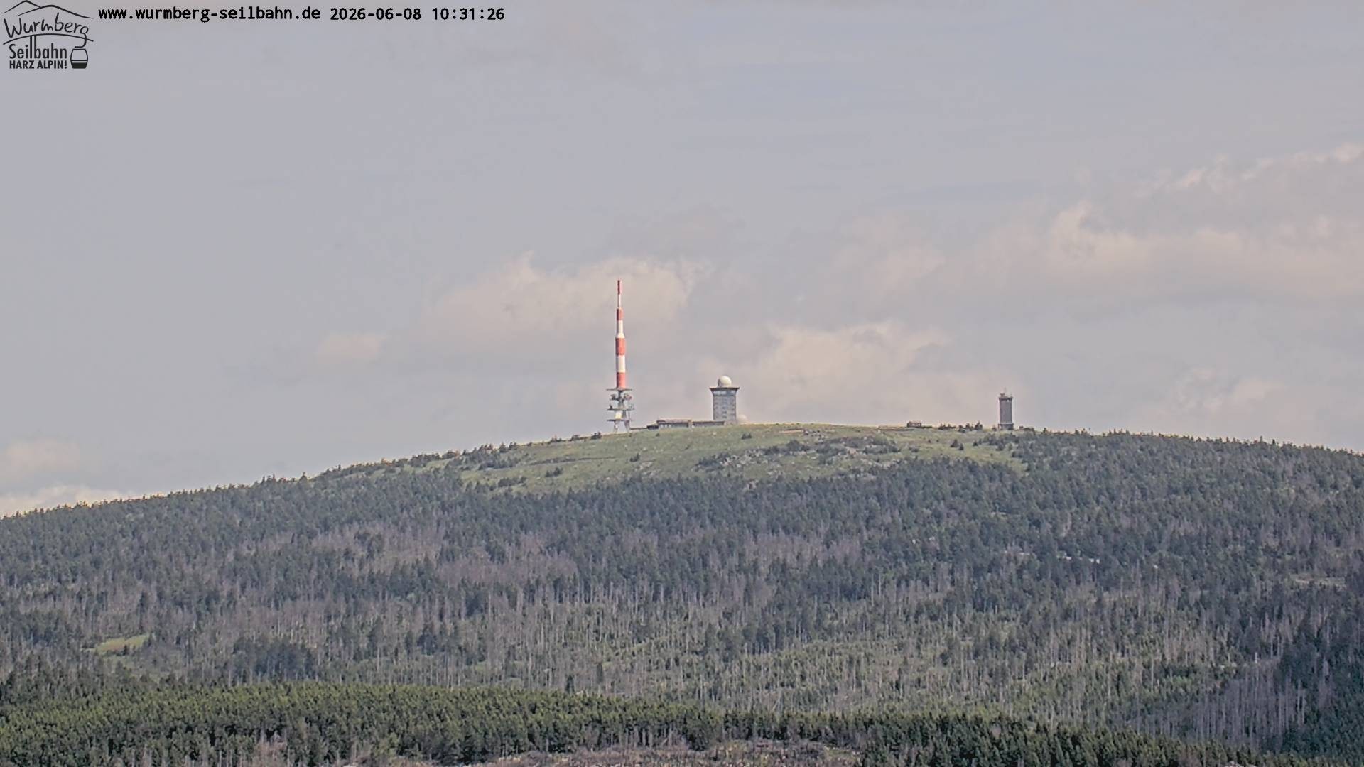 Archived image Webcam Wurmberg mountain