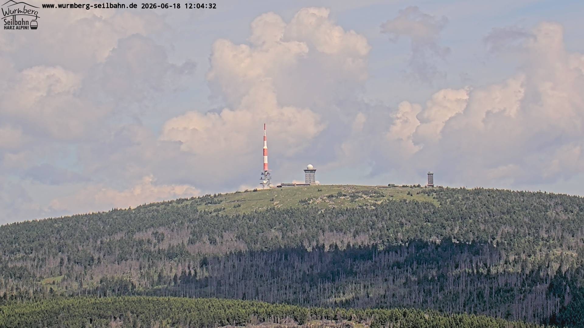 Archived image Webcam Wurmberg mountain