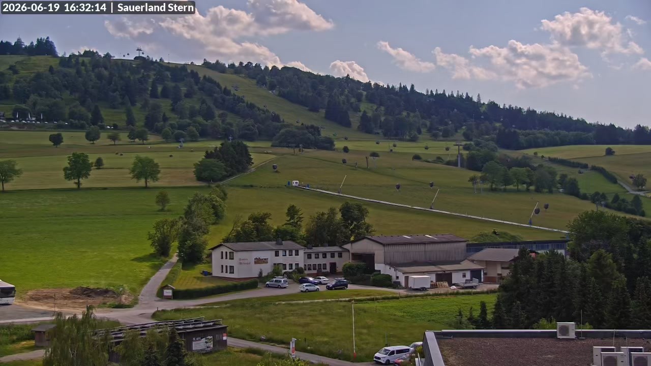 Archived image Webcam Mountain Ettelsberg in Hessen, Germany