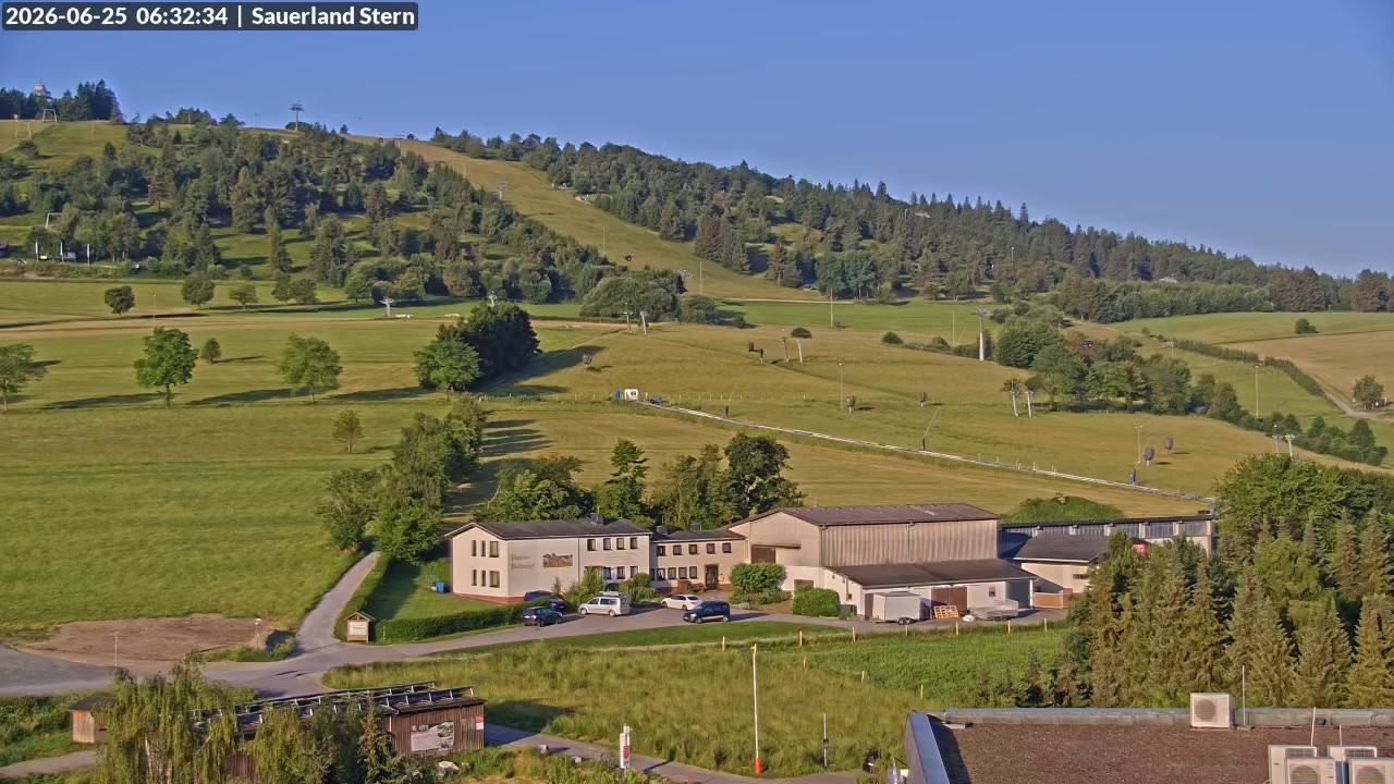 Archived image Webcam Mountain Ettelsberg in Hessen, Germany
