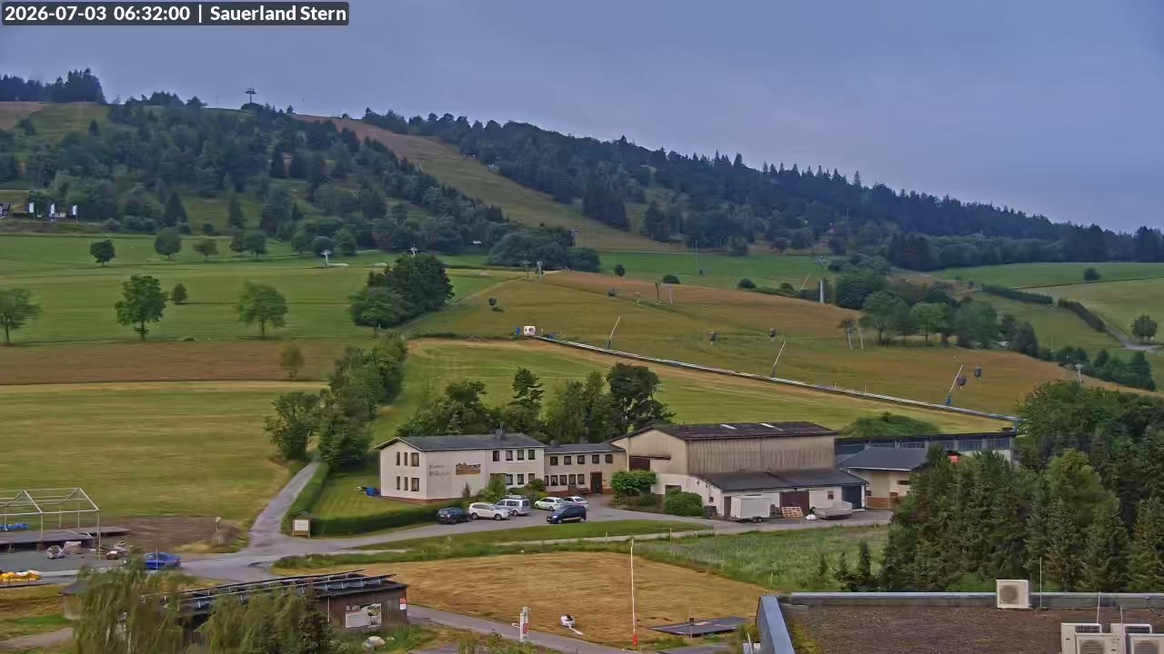 Archived image Webcam Mountain Ettelsberg in Hessen, Germany