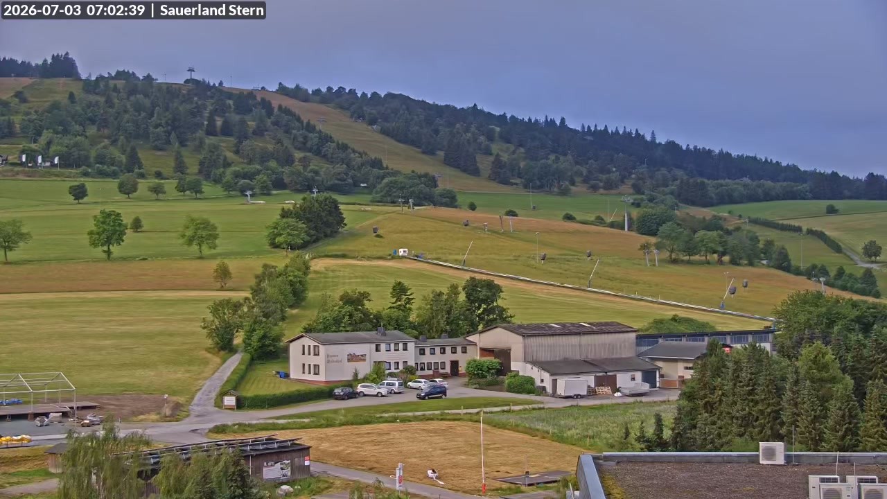 Archived image Webcam Mountain Ettelsberg in Hessen, Germany