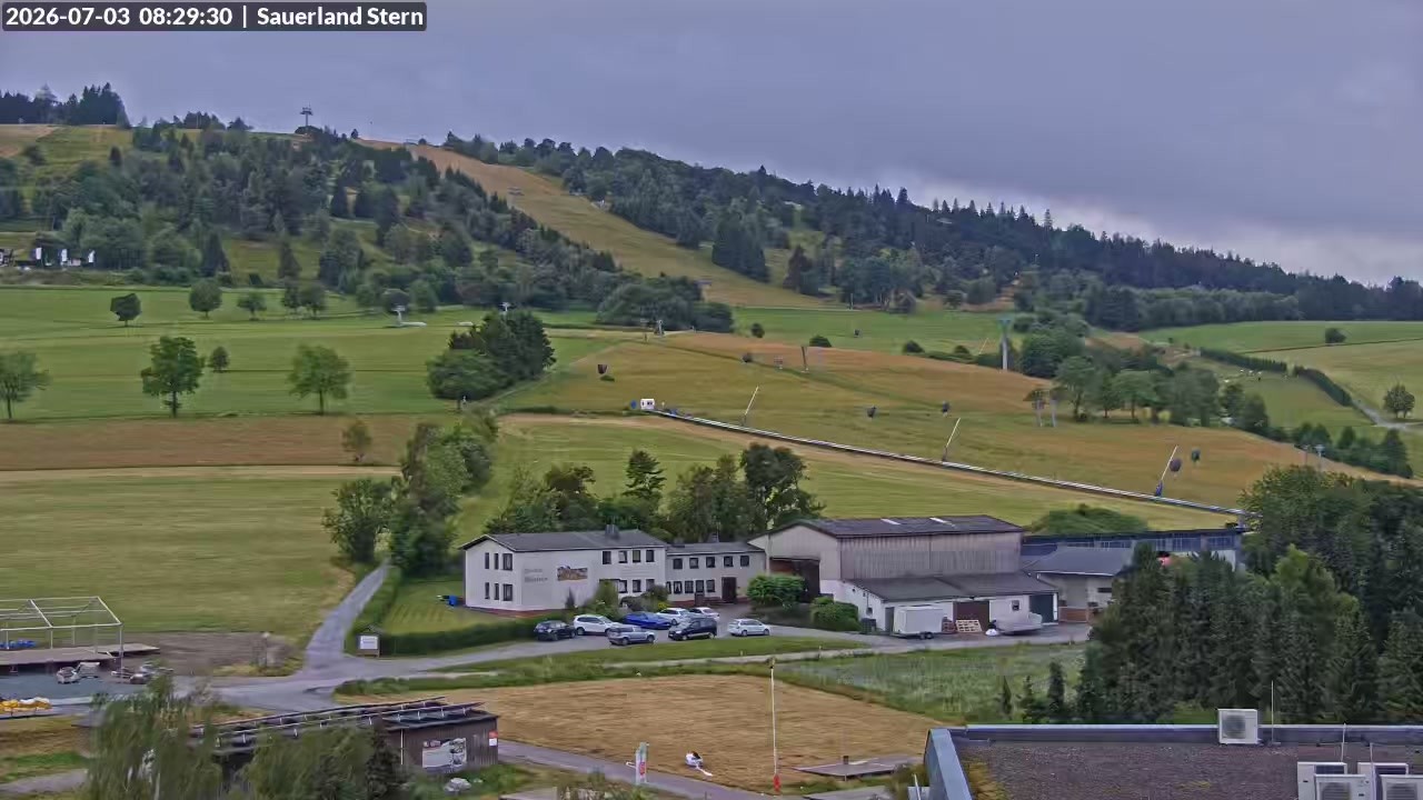 Archived image Webcam Mountain Ettelsberg in Hessen, Germany