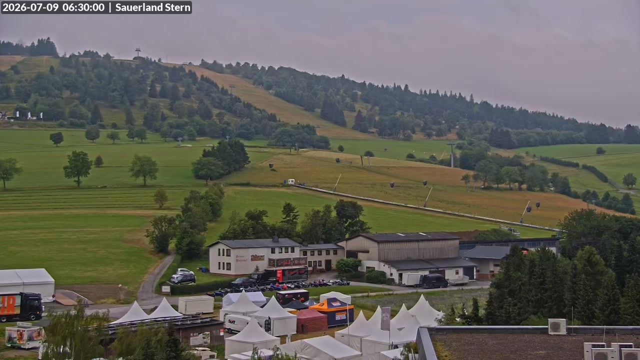 Archived image Webcam Mountain Ettelsberg in Hessen, Germany