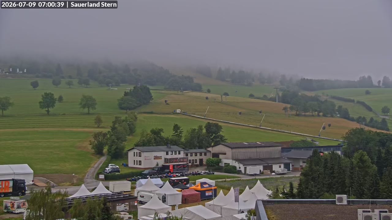 Archived image Webcam Mountain Ettelsberg in Hessen, Germany