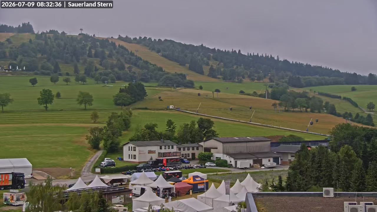 Archived image Webcam Mountain Ettelsberg in Hessen, Germany