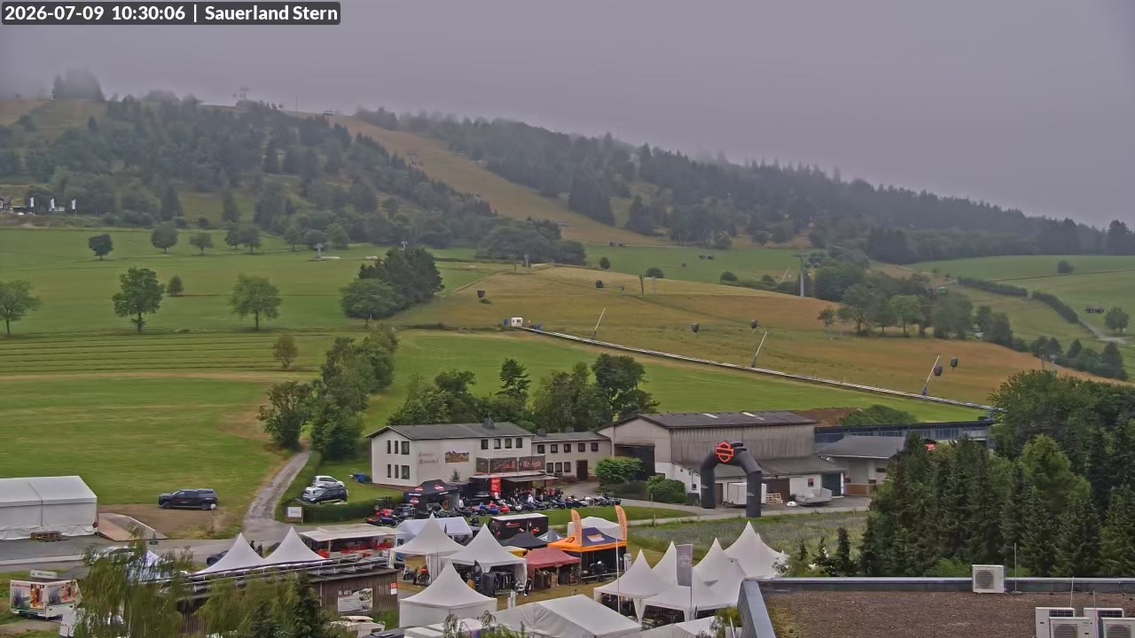 Archived image Webcam Mountain Ettelsberg in Hessen, Germany