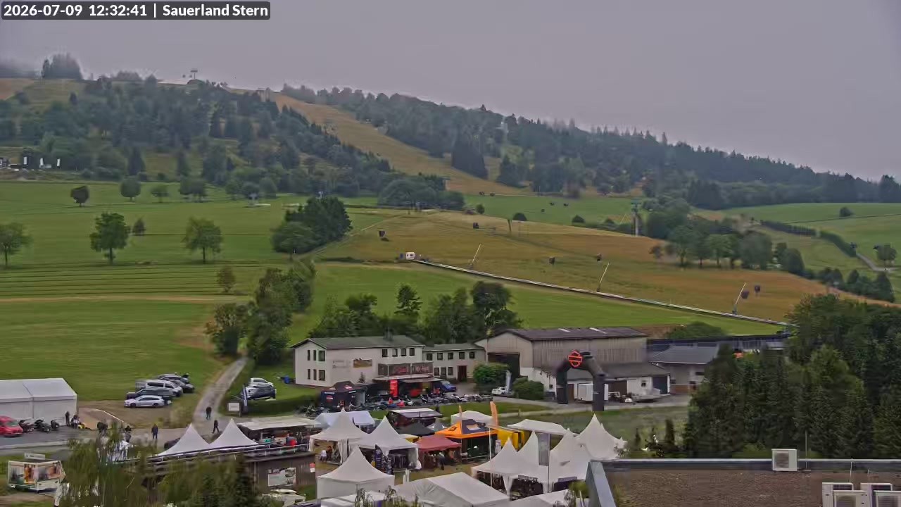Archived image Webcam Mountain Ettelsberg in Hessen, Germany