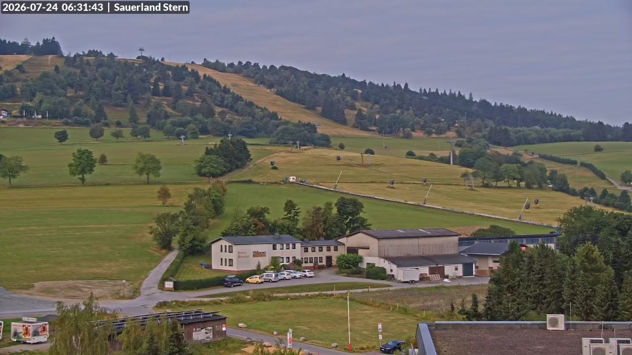 Archived image Webcam Mountain Ettelsberg in Hessen, Germany