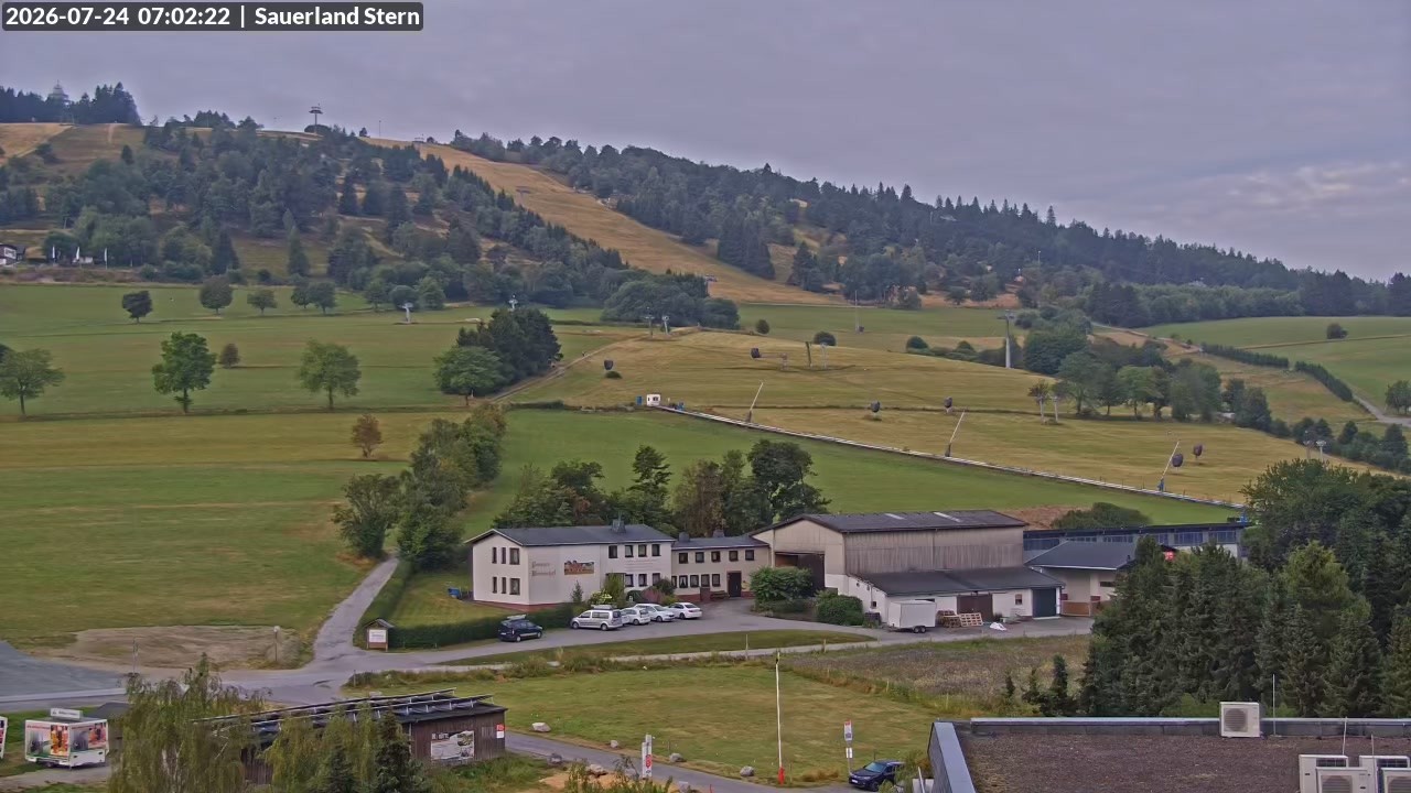 Archived image Webcam Mountain Ettelsberg in Hessen, Germany