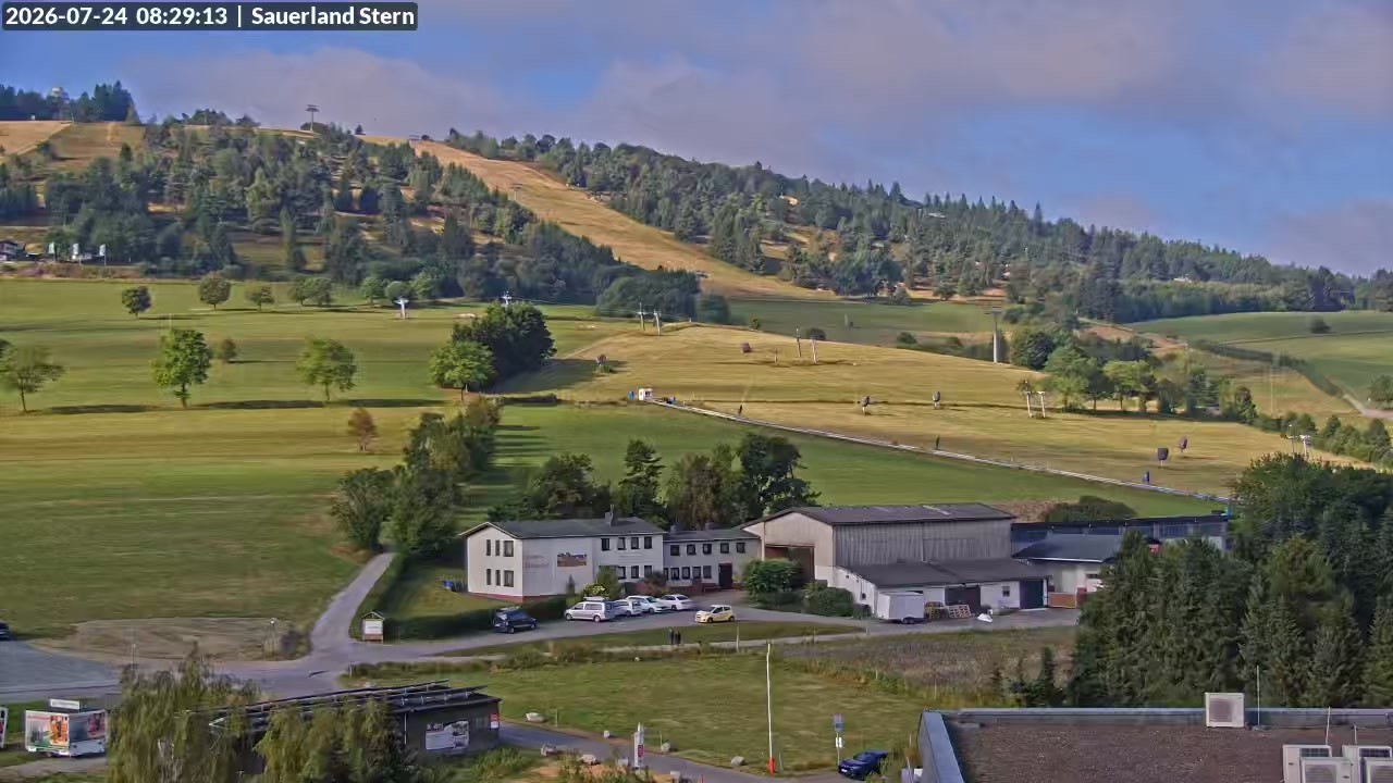 Archived image Webcam Mountain Ettelsberg in Hessen, Germany