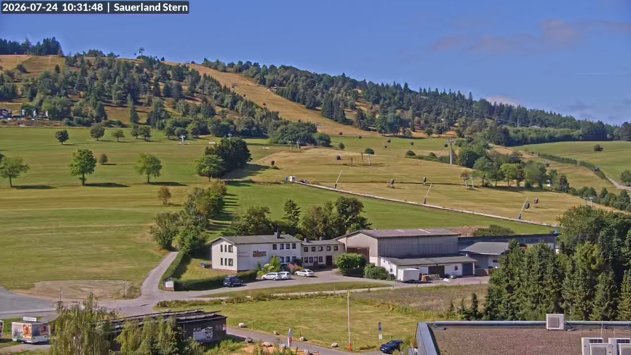 Archived image Webcam Mountain Ettelsberg in Hessen, Germany