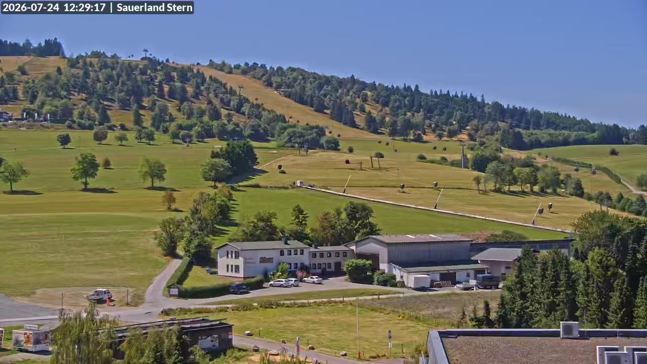 Archived image Webcam Mountain Ettelsberg in Hessen, Germany