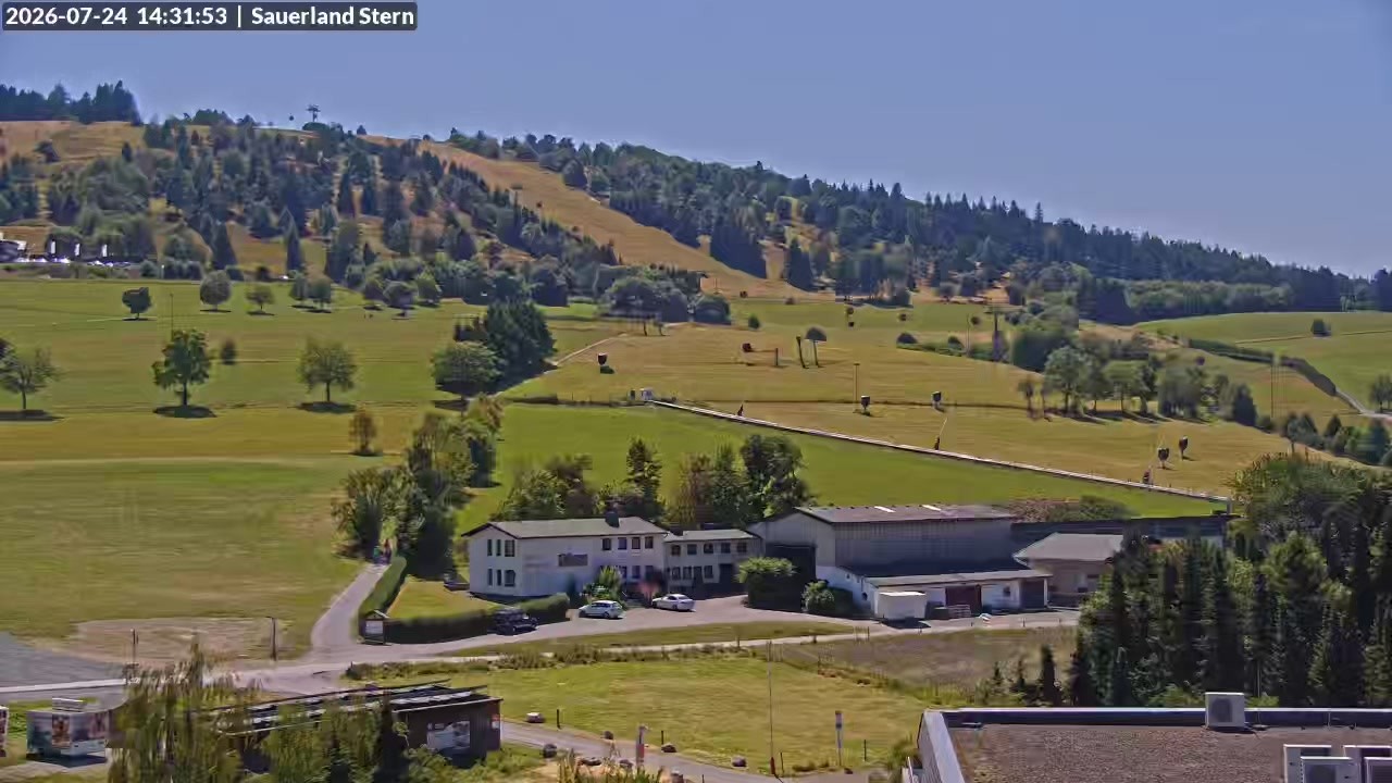 Archived image Webcam Mountain Ettelsberg in Hessen, Germany