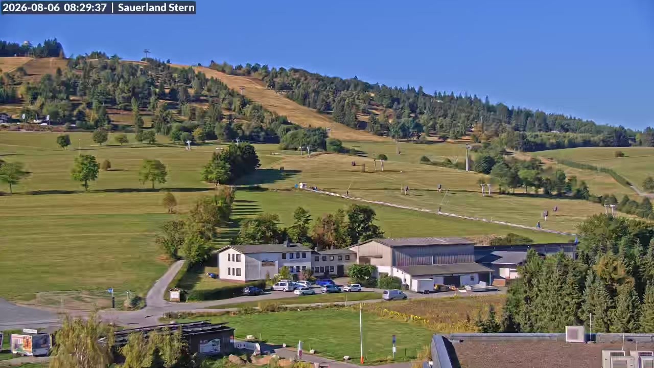Archived image Webcam Mountain Ettelsberg in Hessen, Germany