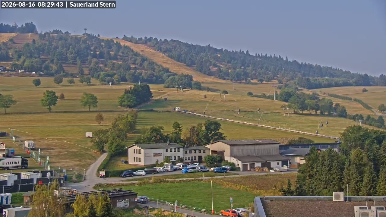 Archived image Webcam Mountain Ettelsberg in Hessen, Germany