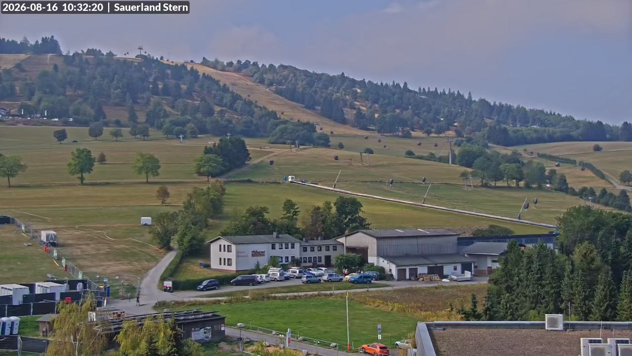 Archived image Webcam Mountain Ettelsberg in Hessen, Germany