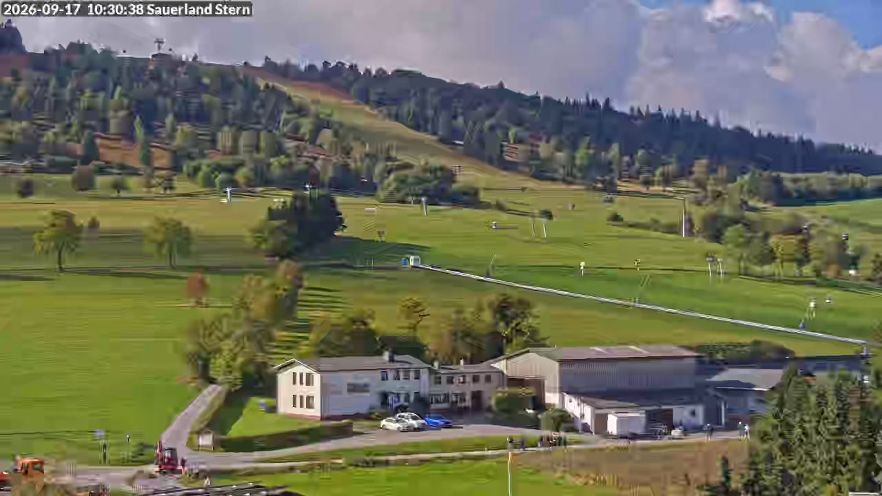 Archived image Webcam Mountain Ettelsberg in Hessen, Germany