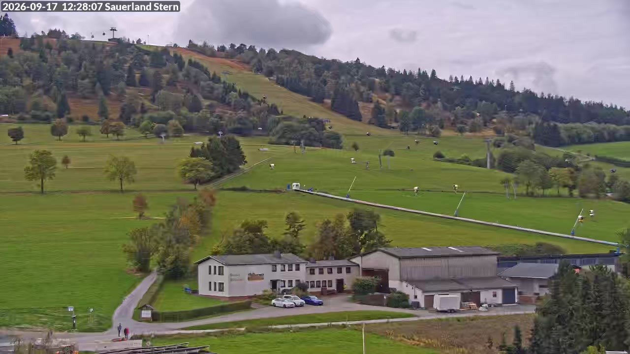 Archived image Webcam Mountain Ettelsberg in Hessen, Germany