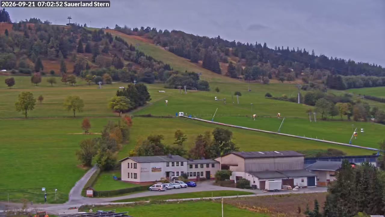 Archived image Webcam Mountain Ettelsberg in Hessen, Germany