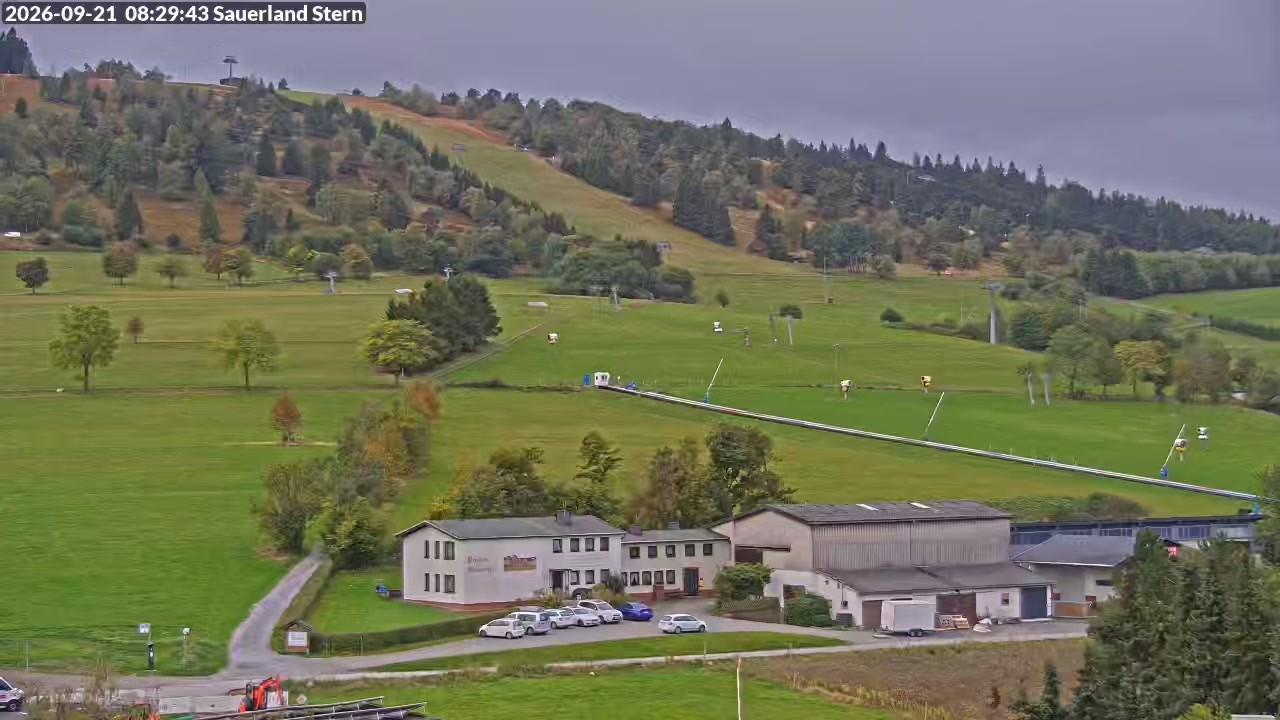Archived image Webcam Mountain Ettelsberg in Hessen, Germany