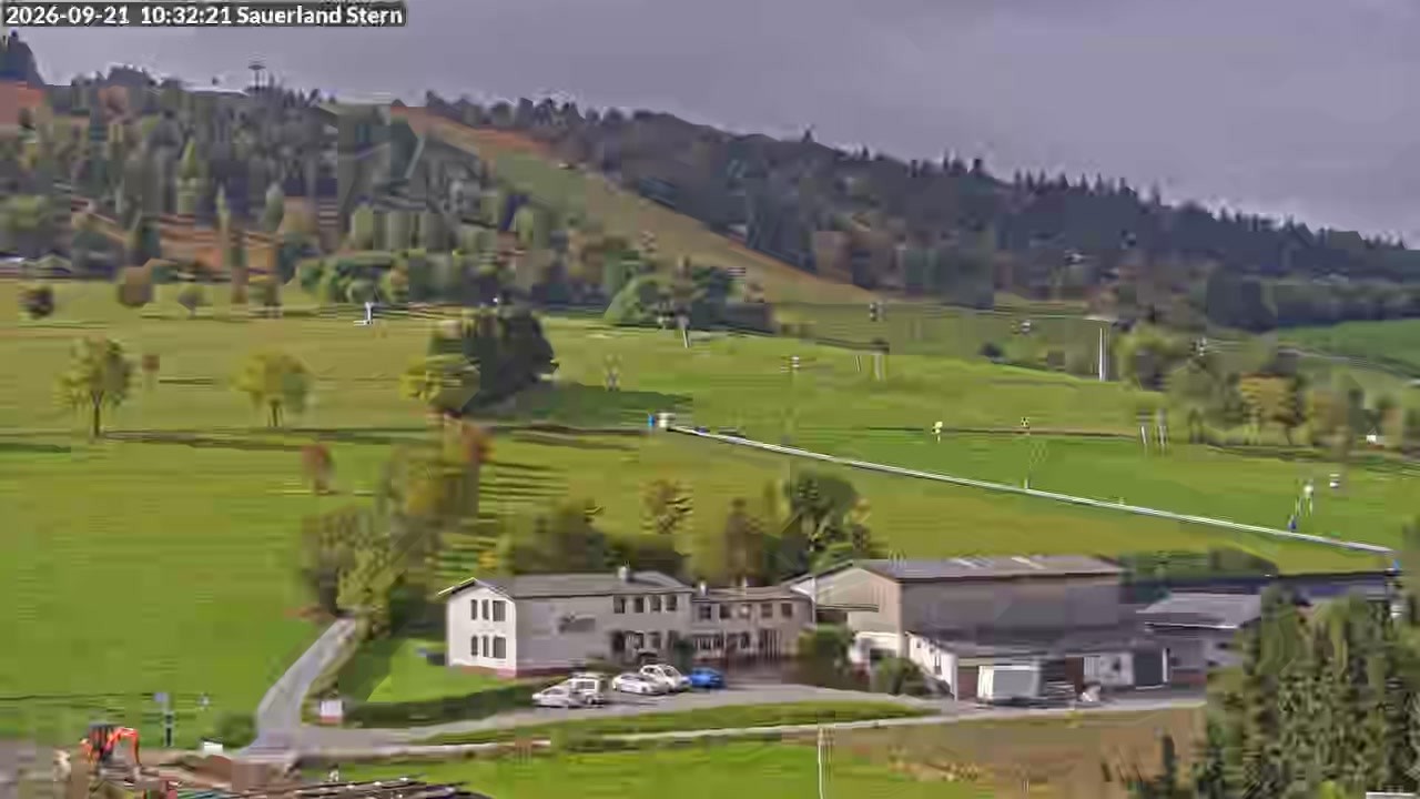 Archived image Webcam Mountain Ettelsberg in Hessen, Germany