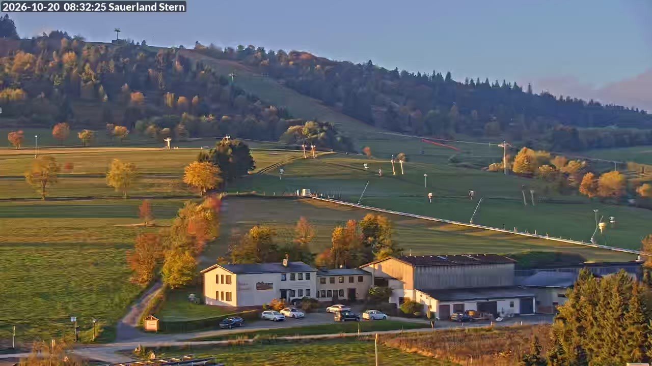 Archived image Webcam Mountain Ettelsberg in Hessen, Germany