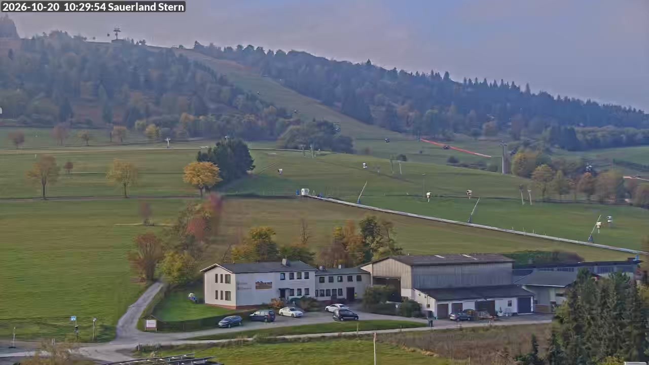 Archived image Webcam Mountain Ettelsberg in Hessen, Germany