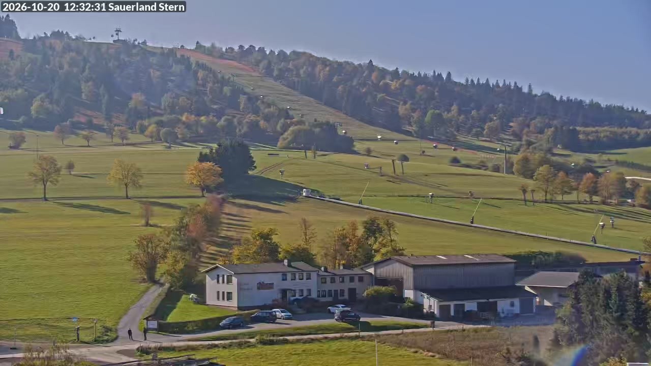 Archived image Webcam Mountain Ettelsberg in Hessen, Germany
